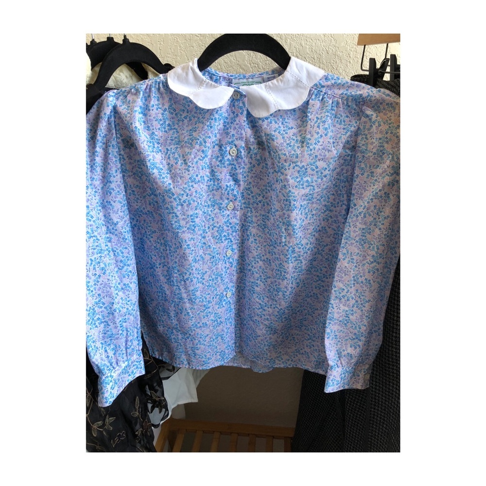Peter Pan Floral Top